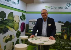 Chris Gedway at TH Clements had a stand for the first time, the company are looking to export some value added products.